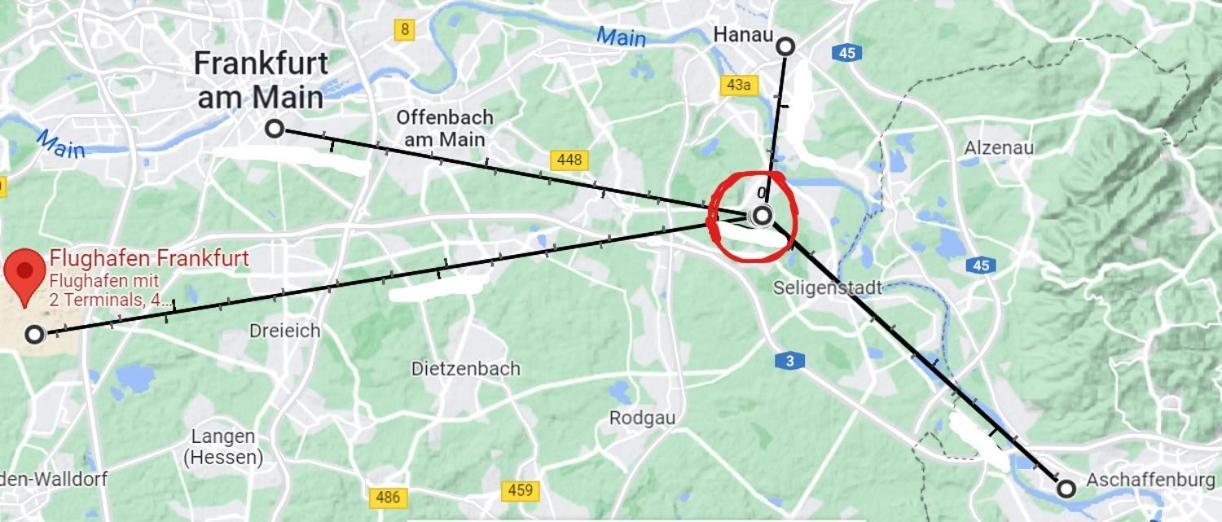 River View Near Frankfurt -- 3 Zimmer -- 4 Betten Und 1 Groesse Schlafcouch ハインブルク エクステリア 写真
